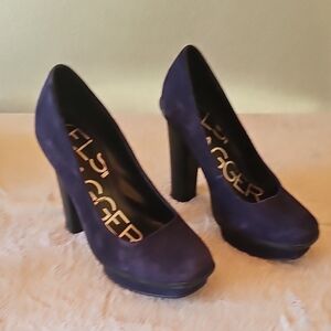 Kelsi Dagger Deep Purple Heels